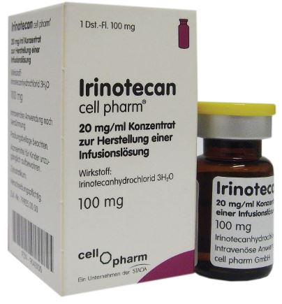 ایرینوتکان هیدروکلرید  20mg/1mL,5mL تزریقی