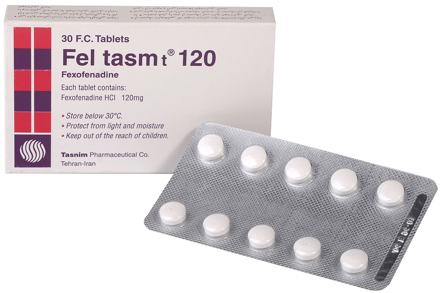 فکسوفنادین هیدروکلراید  120mg قرص خوراکی