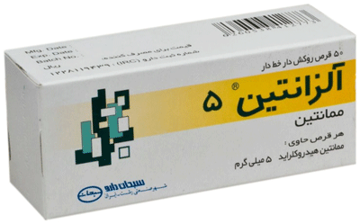 ممانتین هیدروکلراید  5mg قرص خوراکی