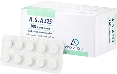 آ.اس.آ (استیل سالیسیلیک اسید)  325mg قرص خوراکی