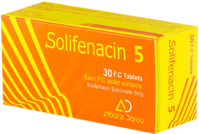 سولیفناسین سوکسینات  5mg قرص خوراکی