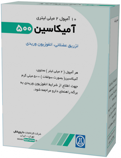 آمیکاسین  250mg/1mL,2mL تزریقی