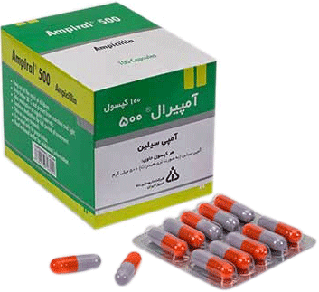 آمپی سیلین  500mg کپسول خوراکی