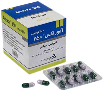 آموکسی سیلین  250mg کپسول خوراکی