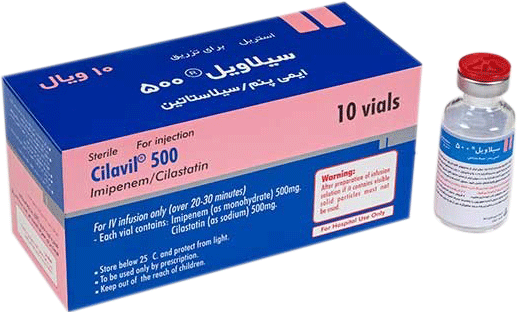 ایمی پنم/سیلاستاتین  500mg/500mg پودر برای سوسپانسیون تزریقی