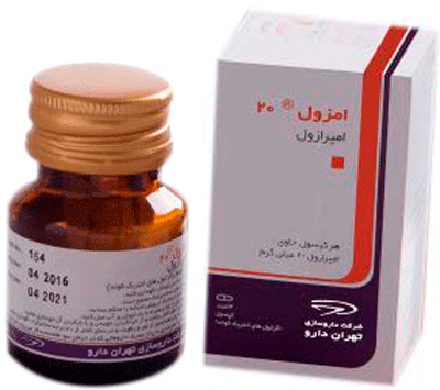 امپرازول  20mg کپسول آهسته رهش خوراکی