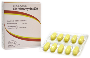 کلاریترومایسین  500mg قرص خوراکی