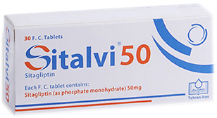 سیتاگلیپتین  50mg قرص خوراکی