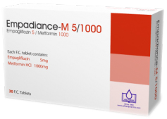 امپاگلیفلوزین/متفورمین  5mg/1000mg قرص خوراکی