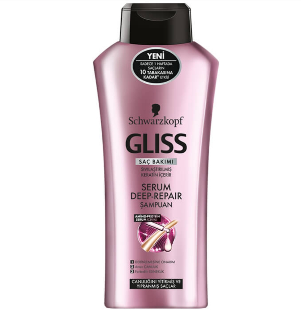 فراورده های حالت دهنده ،نرم کننده وتثبیت کننده آرایش مو (کرمها ، لوسیونها وروغنها) GLISS Conditioner serum Deep RepairPACKAGING1