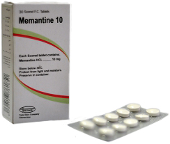 ممانتین هیدروکلراید  10mg قرص خوراکی