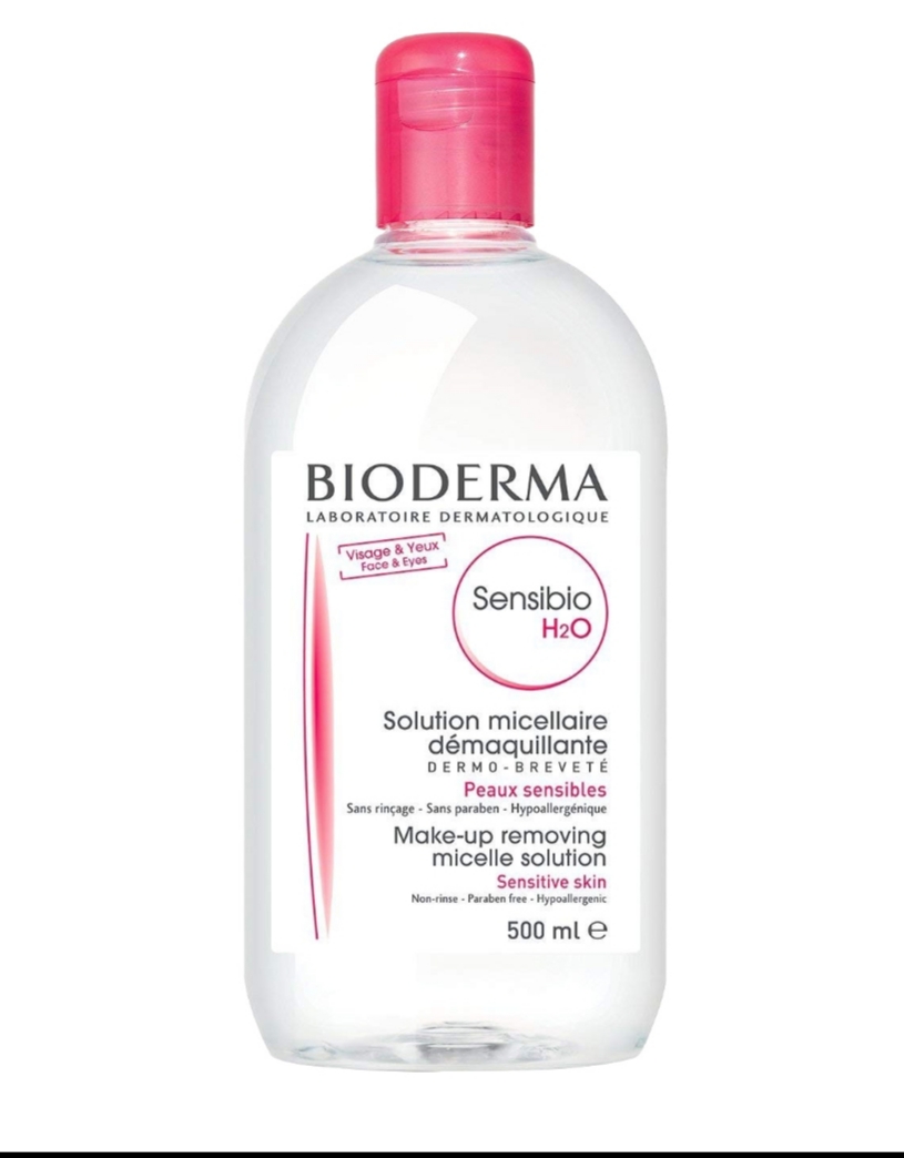 فراورده های پاک کننده آرایش از چشمها وصورت BIODERMA Sensibio H2O Solution (Clean, Remove Make Up Eyes & Face ) 500ml