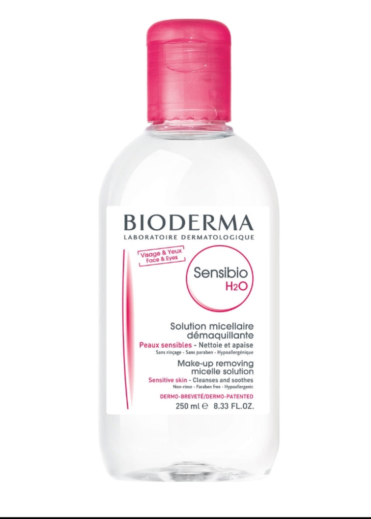 فراورده های پاک کننده آرایش از چشمها وصورت BIODERMA Sensibio H2O Solution (Clean, Remove Make Up Eyes & Face ) 250ml