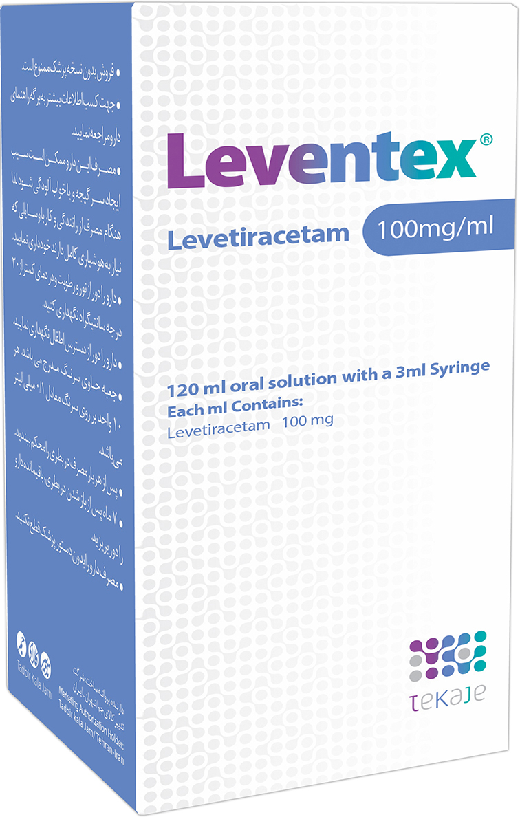 لوتیراستام  100mg/1mL,120mL محلول خوراکی