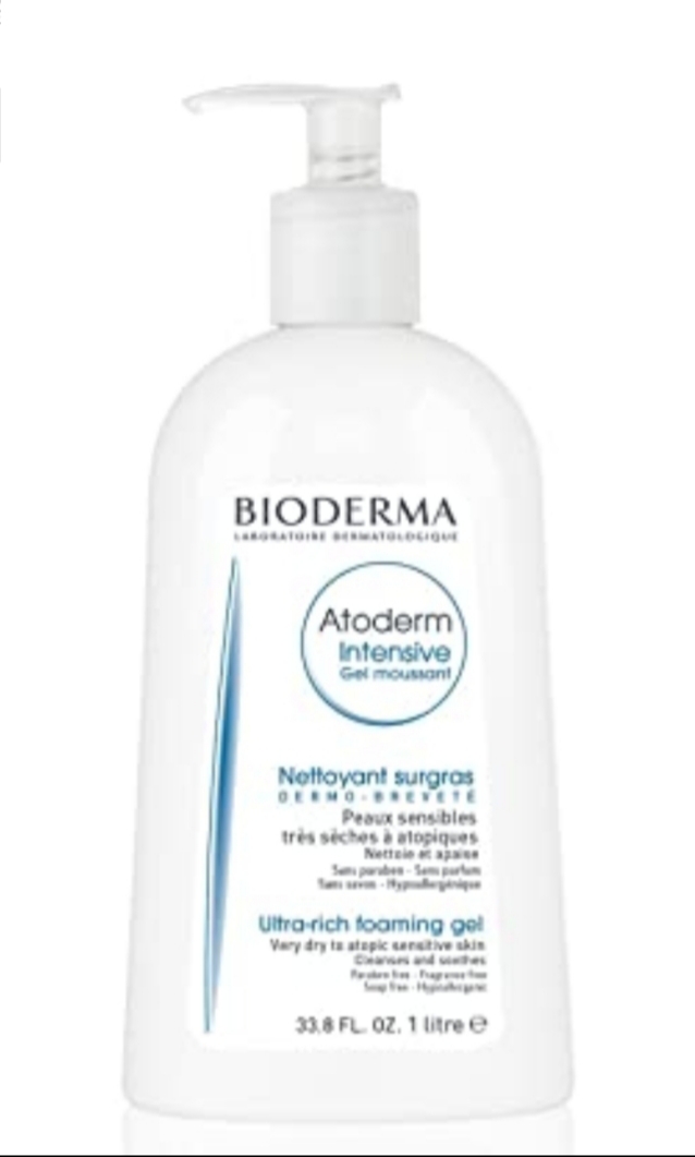 فراورده های پاک کننده آرایش از چشمها وصورت BIODERMA ATODERM INTENSIVE ULTRA RICH FOAMING GEL 500 ML