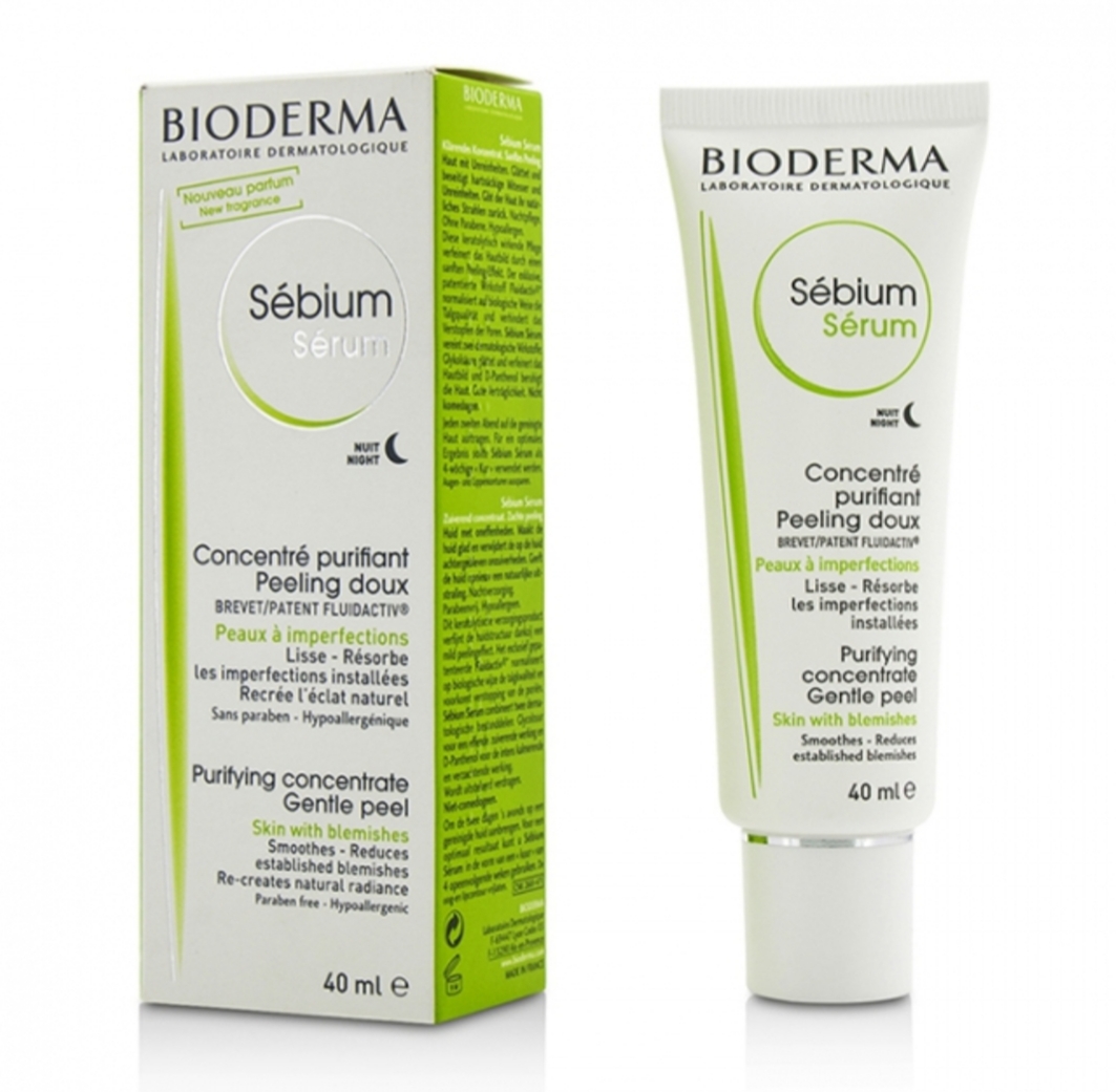 فراورده های پاک کننده آرایش از چشمها وصورت BIODERMA SEBIUM SERUM 40ml