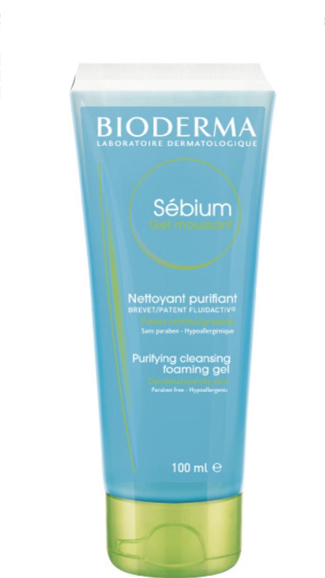 فراورده های پاک کننده آرایش از چشمها وصورت BIODERMA Sebium Gel Moussant  100ml