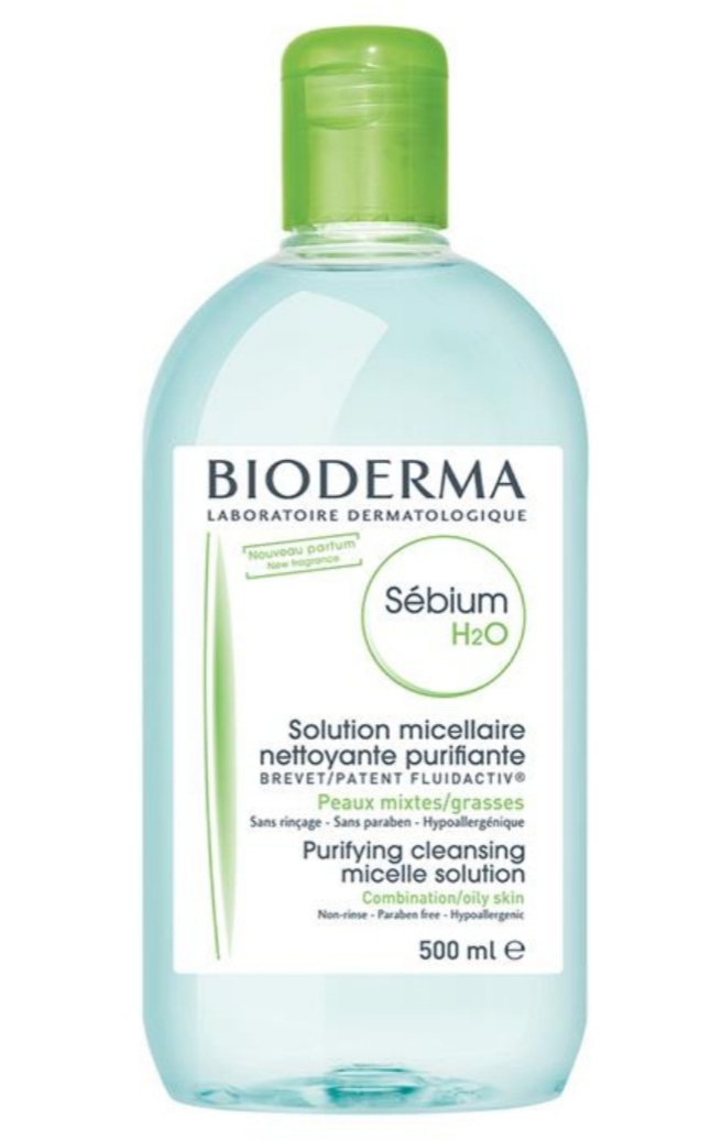 فراورده های پاک کننده آرایش از چشمها وصورت BIODERMA SENSIBIO H2O 500 ML