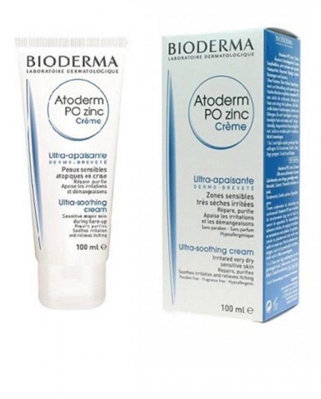 کرمها ، امولسیونها ، لوسیونها ، ژلها و روغنها برای پوست (دست ، صورت ، پا و...)BIODERMA Atoderm PO Zinc 100ml