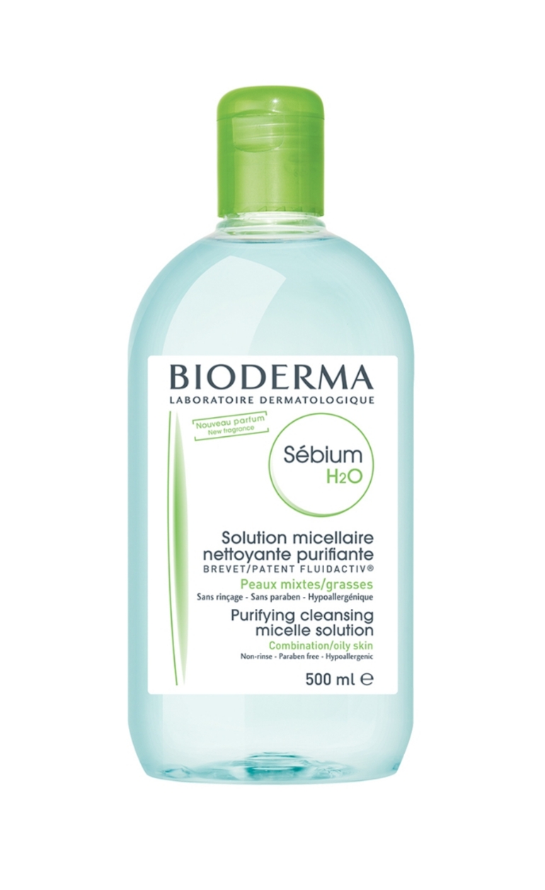 کرمها ، امولسیونها ، لوسیونها ، ژلها و روغنها برای پوست (دست ، صورت ، پا و...)BIODERMA Sebium H2O Solution 500ml