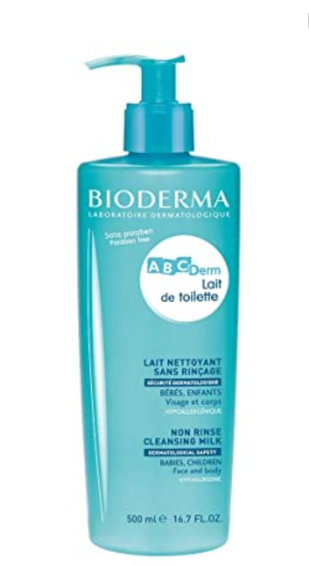 کرمها ، امولسیونها ، لوسیونها ، ژلها و روغنها برای پوست (دست ، صورت ، پا و...)BIODERMA Abcderm Cleansing Milk 500ml