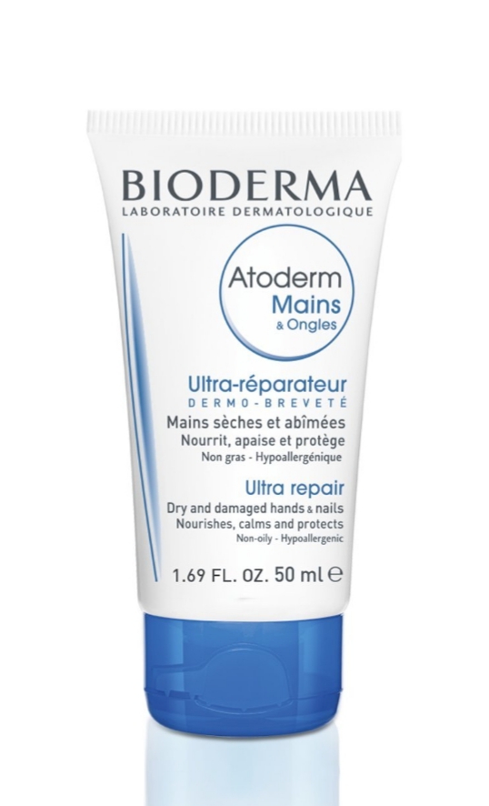 کرمها ، امولسیونها ، لوسیونها ، ژلها و روغنها برای پوست (دست ، صورت ، پا و...)BIODERMA ATODERM HANDS & NAILS