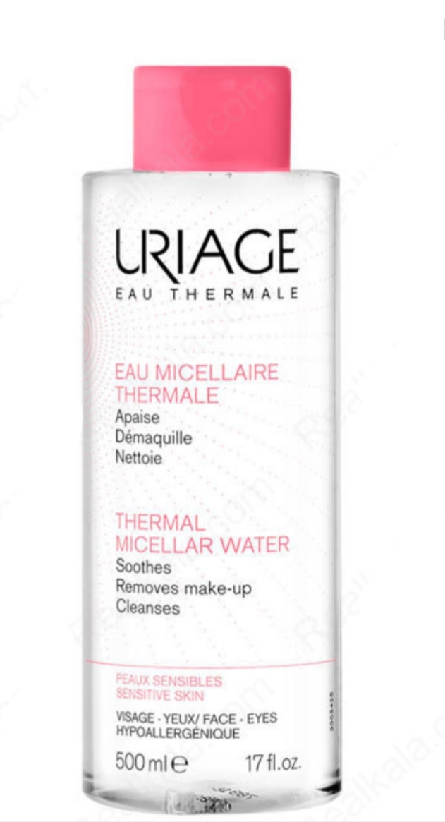 فراورده های پاک کننده آرایش از چشمها وصورت URIAGE URIAGE THERMAL MICELLAR WATER SKIN PRONE TO REDNESS 500ml