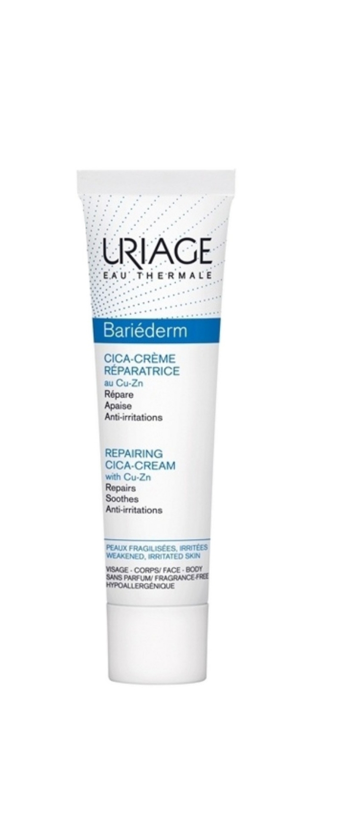 کرمها ، امولسیونها ، لوسیونها ، ژلها و روغنها برای پوست (دست ، صورت ، پا و...)URIAGE Repairing Cica Cream 100ml