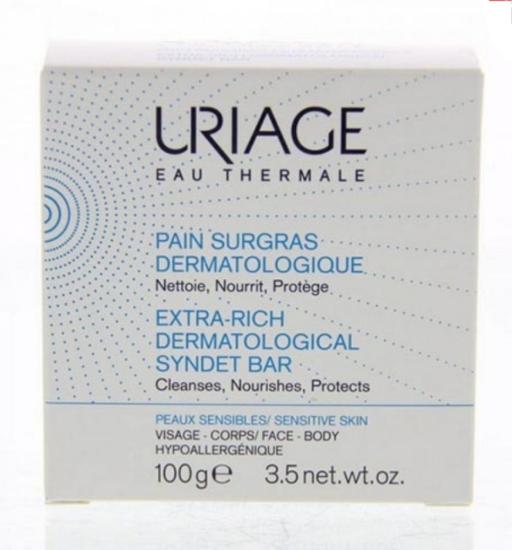 شامپو بدن URIAGE Pain Surgras (Extra Rich Dermatological Syndet Bar)