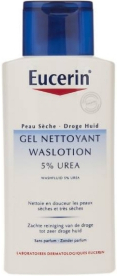 فراورده های پاک کننده آرایش از چشمها وصورت EUCERIN Dry Skin 5% Urea Wash Fluid PACKAGE 2