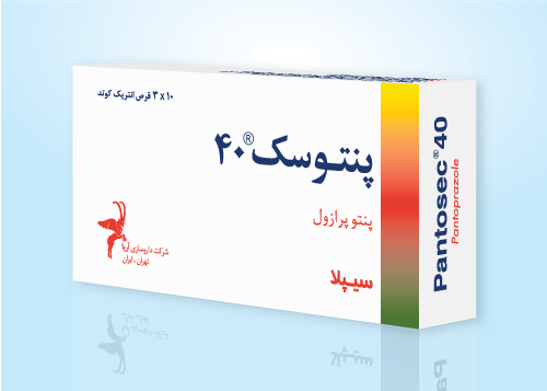 پنتوپرازول  40mg قرص آهسته رهش خوراکی