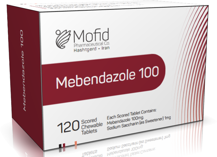مبندازول 100mg قرص جویدنی خوراکی
